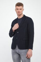 Marynarka męska jednorzędowa lniana ARMANI EXCHANGE. Marynarki męskie Armani Exchange, m, bez wzorów. Za 1,219.00 zł.