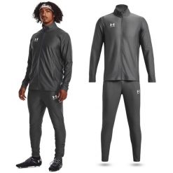 Dres sportowy męski UNDER ARMOUR Tracksuit bluza + spodnie. Niebieskie bluzy nierozpinane męskie Under Armour, m, bez wzorów, z dresówki, sportowe, bez ramiączek, bez kaptura. Za 341.00 zł.