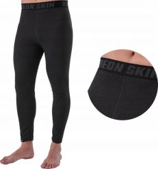 Beon Spodnie termoaktywne męskie Beon Skin Fervor Volcano Grey S. Szare bielizna termoaktywna męska Beon, m, bez wzorów, bez ramiączek. Za 49.95 zł.