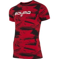 T-shirt męski TSM021 - czerwony. T-shirty męskie marki 4f. W wyprzedaży za 54.99 zł.