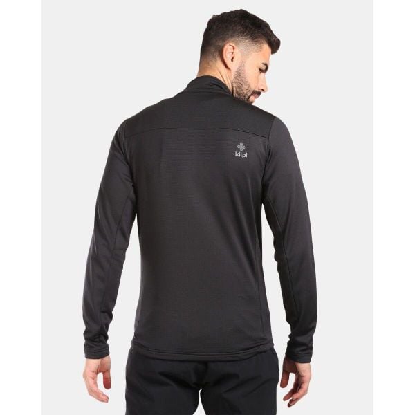 Polar Kilpi Erin. Czarne bluzy z polaru męskie Kilpi, m, bez wzorów, z materiału, sportowe, bez ramiączek, bez kaptura. Za 256.81 zł.