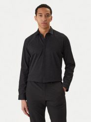 BOSS Koszula Excurse 50554481 Czarny Regular Fit. Czarne koszule męskie Boss, m, bez wzorów, z bawełny, bez kołnierzyka, bez ramiączek. Za 629.99 zł.