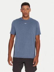 Reebok Koszulka techniczna Running SS RK25180CCM Niebieski Regular Fit. Niebieskie t-shirty sportowe męskie Reebok, m, bez wzorów, z syntetyku, sportowe, bez ramiączek. Za 169.99 zł.