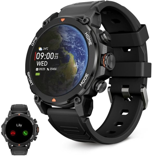 Ksix Smartwatch EXPLORER, Black. Czarne zegarki smartwatch KSIX. Za 485.94 zł.