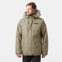 Parka Helly Hansen Coastal 3.0. Brązowe parki męskie Helly Hansen, na zimę, m, bez wzorów, bez kaptura. W wyprzedaży za 1,021.50 zł.