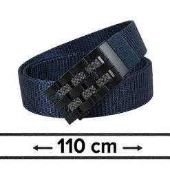 Pasek Materiałowy, Granatowy 110 cm, Solidny, Automatyczna Klamra, Militarny -Pako Jeans. Niebieskie paski męskie Pako Jeans, bez wzorów, z jeansu, klasyczne. Za 49.00 zł.