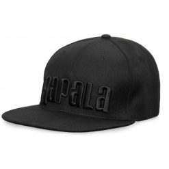 Czapka Rapala Black Flat Brim. Czarne czapki męskie RAPALA, bez wzorów, sportowe. Za 140.00 zł.