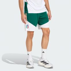 Spodenki treningowe Italy 26 Tiro. Zielone szorty sportowe męskie ADIDAS, bez wzorów, sportowe. Za 199.00 zł.
