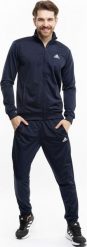Adidas Dres męski adidas Linear Logo Tricot Track Suit granatowy HZ2219 M. Niebieskie komplety dresowe męskie ADIDAS, bez wzorów, z dresówki, bez ramiączek, bez kaptura. Za 280.02 zł.