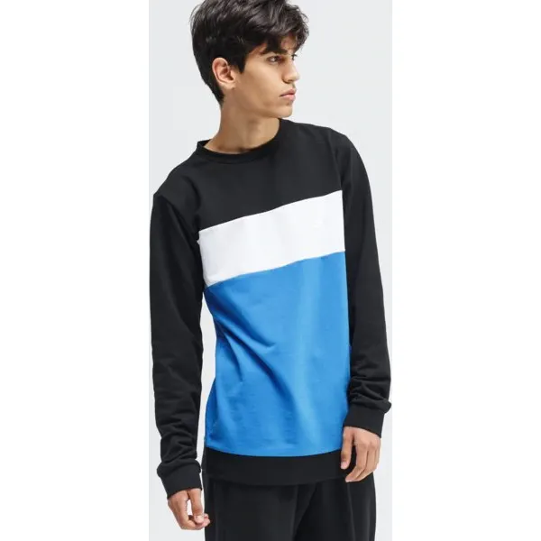 Lotto Bluza Bisonte , czarny, rozmiar L. Czarne bluzy nierozpinane męskie Lotto, l, bez wzorów, z bawełny, bez ramiączek, bez kaptura. W wyprzedaży za 79.99 zł.