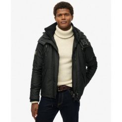 Kurtka przeciwwiatrowa z kapturem Hooded Mountain SD od SUPERDRY. Czarne kurtki męskie Superdry., m, bez wzorów, bez ramiączek, z kapturem. W wyprzedaży za 564.30 zł.