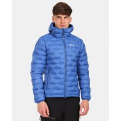 Męska kurtka ocieplana Kilpi ALBA-M. Niebieskie kurtki męskie Kilpi, na zimę, m, bez wzorów, wakacyjne, bez ramiączek, bez kaptura. Za 422.05 zł.