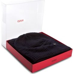 Zestaw Szalik i Czapka BOSS - Zanta Set 50375243 Navy 410. Czapki męskie marki Boss. W wyprzedaży za 329.00 zł.