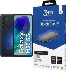 Smartfon Samsung Galaxy M55 5G 8/128GB Czarny (SM-M556EZK) + FlexibleGlass. Czarne smartfony SAMSUNG. Za 1,240.00 zł.