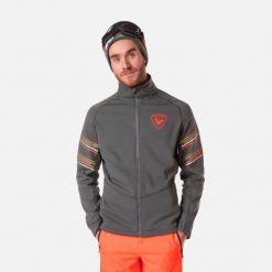 Bluza narciarska męska Rossignol Hero Classique Clim. Szare bluzy nierozpinane męskie Rossignol, l, bez wzorów, sportowe, bez ramiączek, bez kaptura. Za 560.00 zł.