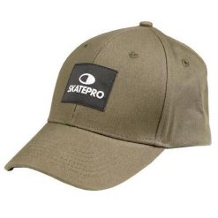 Odzież Czapki z daszkiem unisex SkatePro Baseball Cap - Army. Biała czapki męskie SKATEPRO, bez wzorów, z bawełny, klasyczne. Za 119.99 zł.