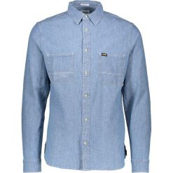 Koszula dżinsowa - Regular fit - w kolorze błękitnym. Niebieskie koszule męskie Wrangler, l, bez wzorów, z bawełny, bez kołnierzyka, bez ramiączek. W wyprzedaży za 131.99 zł.