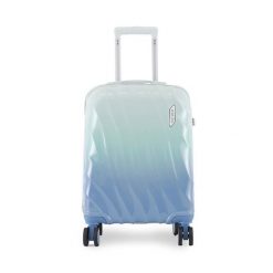 Walizka kabinowa Semi Line. Niebieskie walizki męskie Semi-line, bez wzorów. Za 219.99 zł.