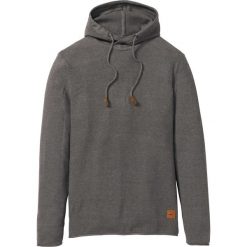 Sweter z kapturem bonprix szary melanż. Swetry męskie marki bonprix. Za 49.99 zł.