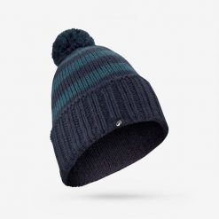 Czapka narciarska dla dorosłych Wedze Grand Nord FR 500. Niebieskie czapki męskie WED'ZE, bez wzorów, z dzianiny, sportowe. Za 69.99 zł.