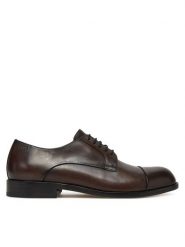 BOSS Półbuty Tayil-L 50548293 Brązowy. Brązowe eleganckie półbuty męskie Boss, ze skóry, wizytowe, bez obcasa, bez zapięcia. Za 839.99 zł.