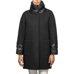 Kurtka GEOX W DIAMANTA Czarny. Czarne kurtki męskie Geox, bez wzorów, z tkaniny, bez ramiączek, bez kaptura. Za 763.99 zł.