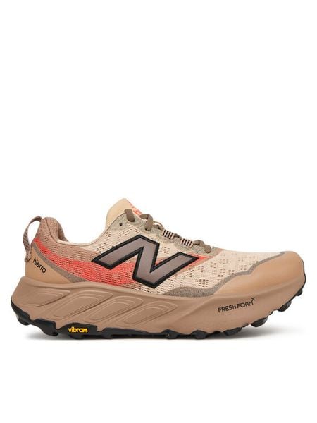 New Balance Buty do biegania Hierro MTHIERV9 Brązowy. Brązowe buty do biegania męskie New Balance, bez wzorów, z materiału, bez zapięcia, do biegania. Za 599.99 zł.