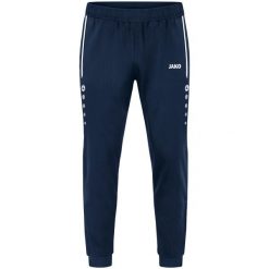 Spodnie dresowe polyesterowe Jako Allround. Niebieskie spodnie dresowe męskie Jako, bez wzorów, z dresówki. Za 162.00 zł.