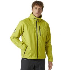 Kurtka żeglarska męska Helly Hansen Crew Hooded Midlayer. Zielone kurtki męskie Helly Hansen, m, bez wzorów, sportowe, bez ramiączek, bez kaptura. Za 749.00 zł.