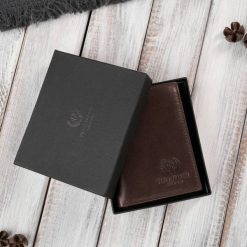 Portfel męski skórzany brązowy klasyczny elegancki z ochroną RFID Paolo Peruzzi AY-10-BR. Brązowe portfele męskie Paolo Peruzzi, bez wzorów, ze skóry. Za 50.15 zł.