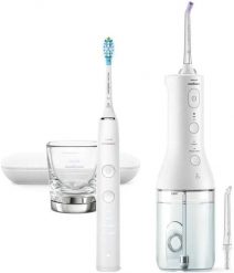 Szczoteczka Philips Philips Sonicare DiamondClean 9000 + Power Flosser 3000 HX3886/41 Zestaw biały. Białe szczoteczki elektryczne PHILIPS. Za 938.32 zł.