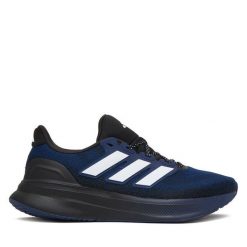 Buty do biegania adidas. Niebieskie buty do biegania męskie ADIDAS, bez wzorów, bez zapięcia, do biegania. Za 349.99 zł.