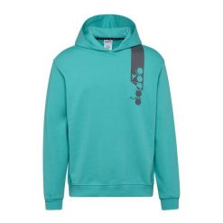 Bluza męska DIADORA HOODIE ICON. Czarne bluzy nierozpinane męskie Diadora, m, bez wzorów, bez ramiączek, bez kaptura. Za 119.99 zł.