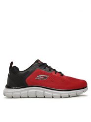Skechers Sneakersy Track Broader 232698/RDBK Czerwony. Czerwone buty sportowe na co dzień męskie Skechers, m, bez wzorów, z materiału, bez ramiączek, bez kaptura. Za 189.99 zł.