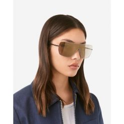 Okulary przeciwsłoneczne Hawkers Eclipsa. Brązowe okulary przeciwsłoneczne męskie Hawkers, bez wzorów, retro. W wyprzedaży za 232.80 zł.