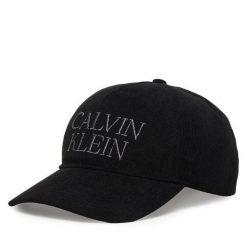 Czapka z daszkiem Calvin Klein. Czarne czapki męskie Calvin Klein, bez wzorów. Za 189.99 zł.