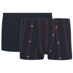 Fila 2-pack bokserki Navy/Bordeaux M. Brązowe bokserki męskie Fila, m, bez wzorów. Za 174.99 zł.