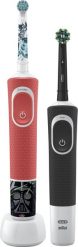 Szczoteczka Oral-B Vitality Kids D100 Star Wars + D103 Czerwona. Czerwone szczoteczki elektryczne ORAL-B. Za 238.50 zł.