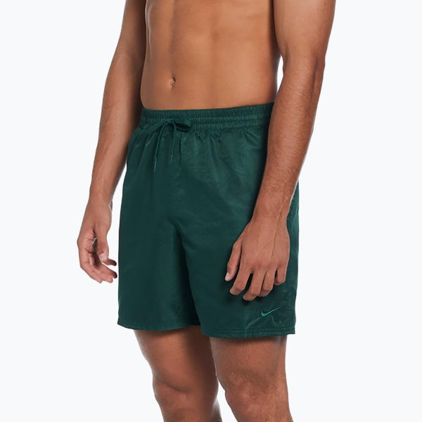 Szorty kąpielowe męskie Nike Swim Breaker 7" Volley. Zielone kąpielówki męskie Nike, l, bez wzorów. Za 209.99 zł.