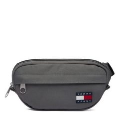 Nerka Tommy Jeans. Szare saszetki męskie Tommy Jeans, bez wzorów, z jeansu, małe. Za 209.99 zł.