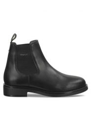 Gant Sztyblety 29651751 Czarny. Czarne sztyblety męskie Gant, ze skóry, bez obcasa, bez zapięcia. Za 559.99 zł.