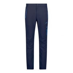 Spodnie męskie turystyczne CMP 30T2517. Niebieskie spodnie na co dzień męskie CMP, bez wzorów, sportowe. Za 425.00 zł.