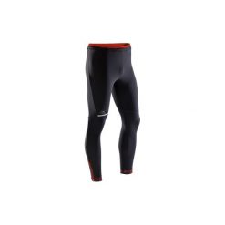 LEGGINSY KIPRUN WARM. Czarne legginsy męskie KALENJI. Za 99.99 zł.