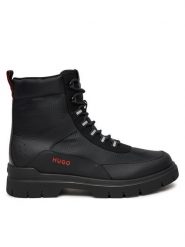 HUGO Kozaki Ryan Hito Mxstr 50537851 Czarny. Czarne buty zimowe męskie Hugo, bez wzorów, z materiału, bez obcasa, bez zapięcia. Za 899.99 zł.