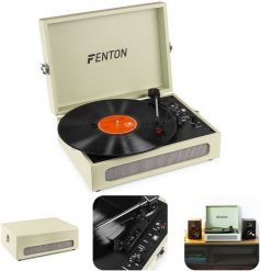 Gramofon w walizce RP118C Fenton wejście/wyjście BT zielony one size. Zielone gramofony Fenton. Za 299.00 zł.
