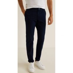Mango Man - Spodnie Barna3. Szare eleganckie spodnie męskie Mango Man, z bawełny, casualowe. Za 199.90 zł.