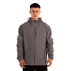 Softshell Willian Martin Stone Grey. Szare kurtki softshell męskie Softee, bez wzorów, z polaru, bez kaptura, trekkingowe. Za 297.99 zł.
