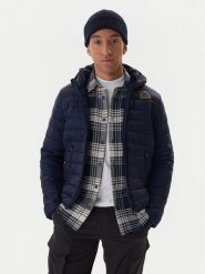 Kappa Kurtka przejściowa Logo Astrom 34243TW Granatowy Slim Fit. Niebieskie kurtki męskie Kappa, m, bez wzorów, z syntetyku, bez ramiączek, bez kaptura. Za 299.99 zł.