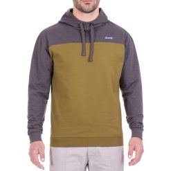 Bluza w kolorze szaro-zielonym. Bluzy nierozpinane męskie marki Jeep. W wyprzedaży za 99.95 zł.