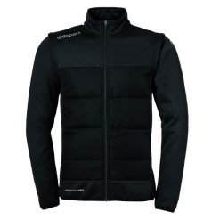 Kurtka z odpinanymi rękawami Uhlsport Essential. Białe kurtki męskie Uhlsport, bez wzorów, z materiału, sportowe, bez ramiączek, bez kaptura. W wyprzedaży za 259.50 zł.